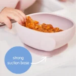 B. Box Silicone Bowl With Lid – Blush
