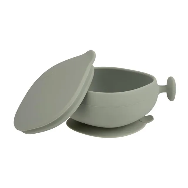 B. Box Silicone Bowl With Lid - Sage