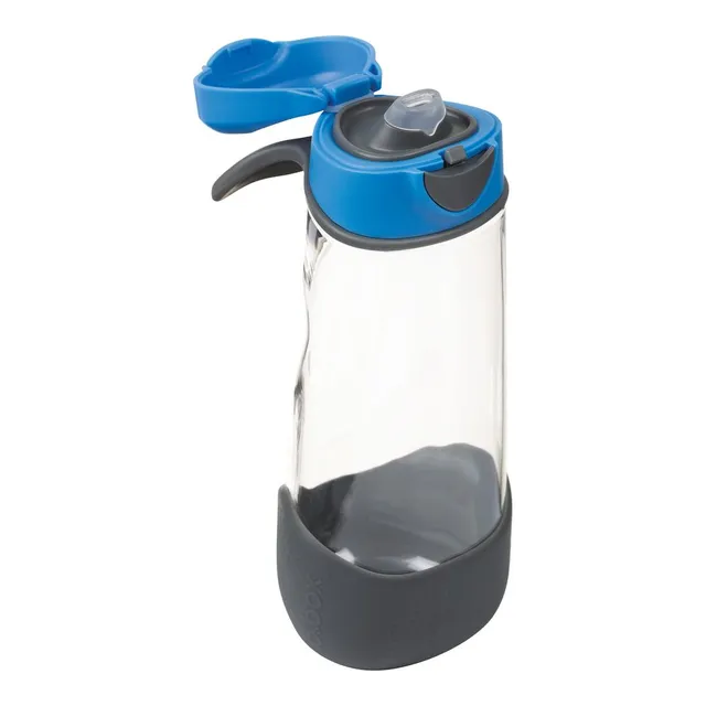 B. Box Sports Spout Bottle - 600ml -  Blue Slate