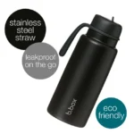 B. Box 1L Insulated Flip Top Bottle Deep Space