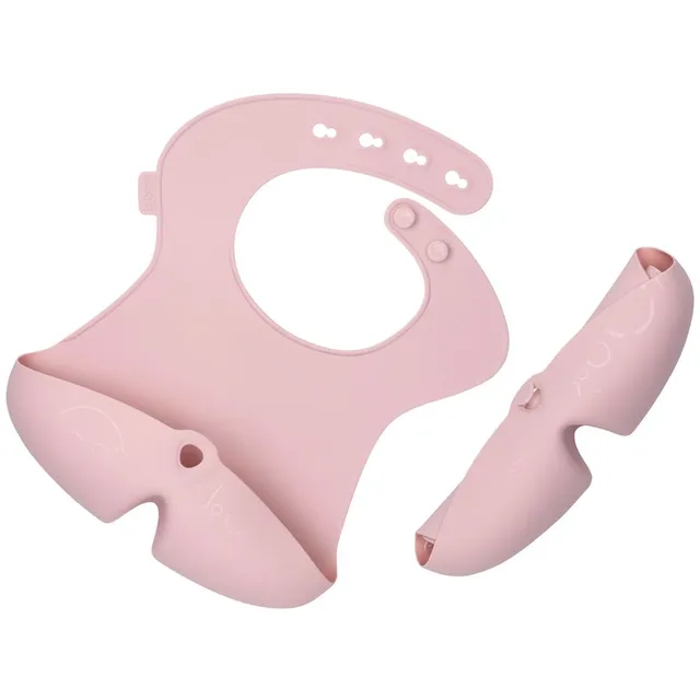 B. Box Silicone Bib - Blush
