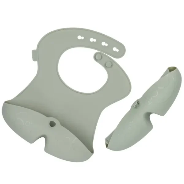 B. Box Silicone Bib – Sage