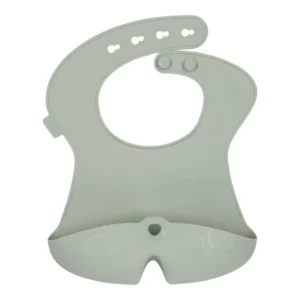 B. Box Silicone Bib – Sage