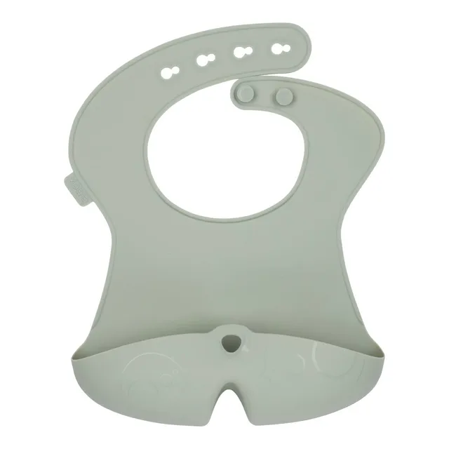 B. Box Silicone Bib - Sage