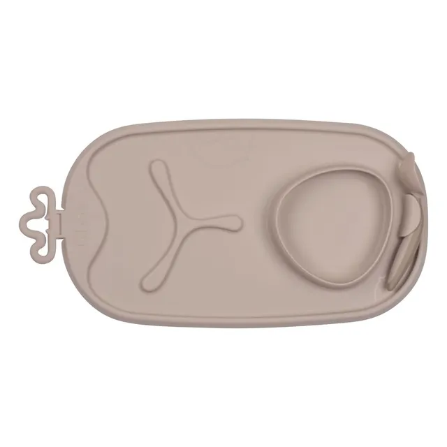 B. Box Roll + Go Mealtime Mat - Latte