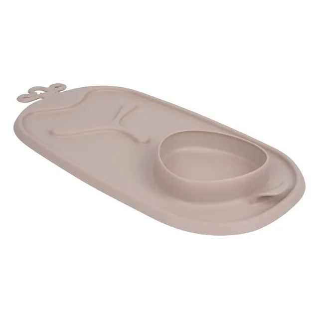 B. Box Roll + Go Mealtime Mat - Latte
