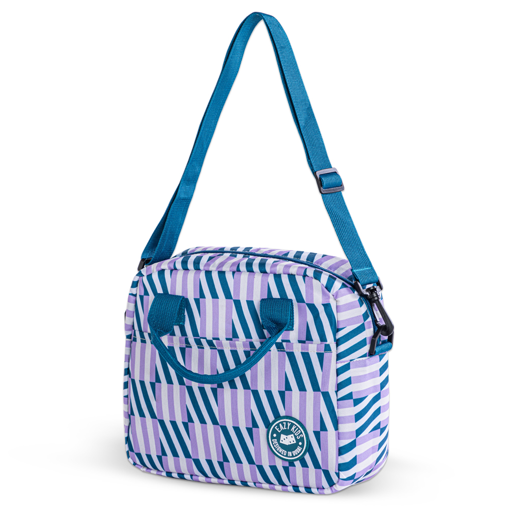 Eazy Kids - Premium Stainless Steel Lunch Box 710ml w/ Insulated Lunch Bag – Blue