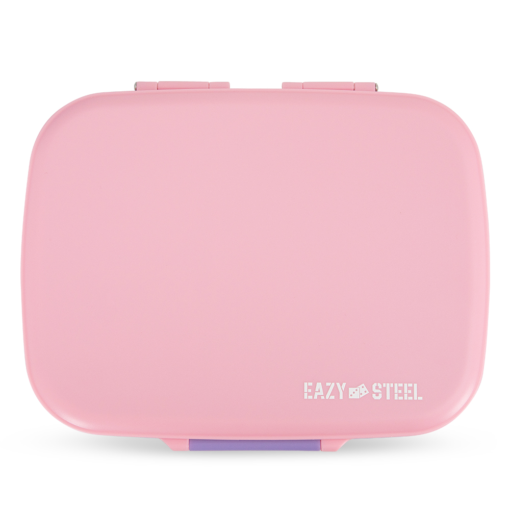 Eazy Kids – Premium Stainless Steel Lunch Box 710ml w/ Insulated Lunch Bag – Pink