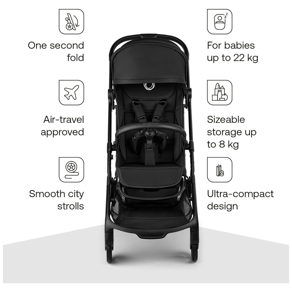 Bugaboo – Stroller Cup Holder+ – Black