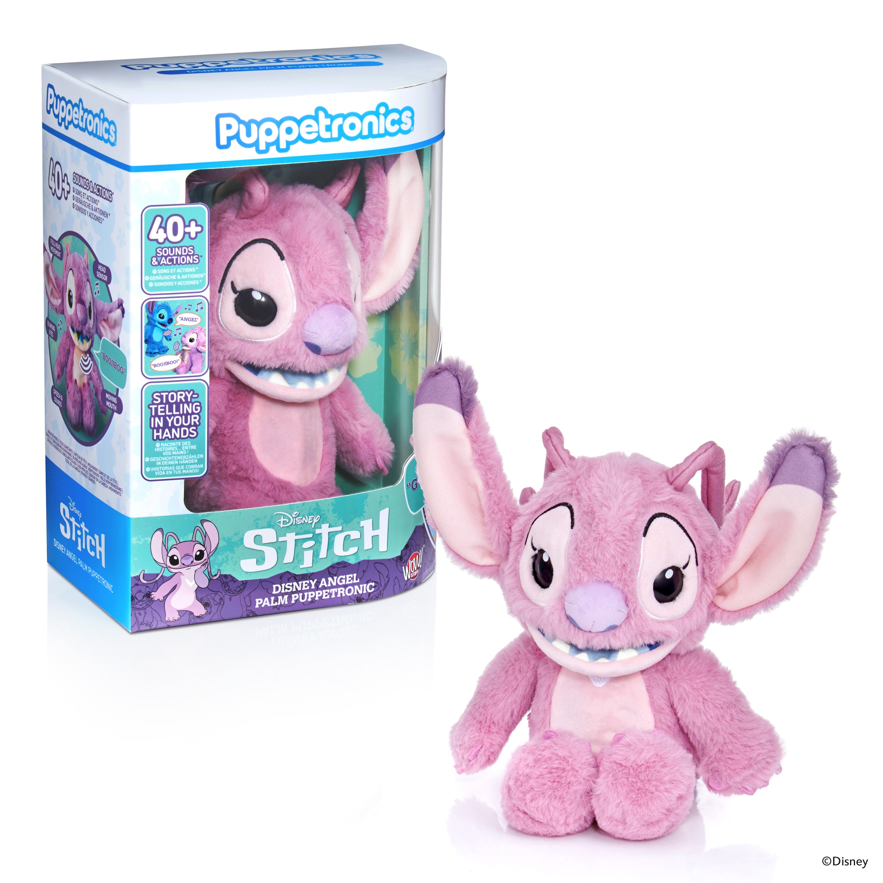 Disney Stitch Realfx Palm Angel Puppet