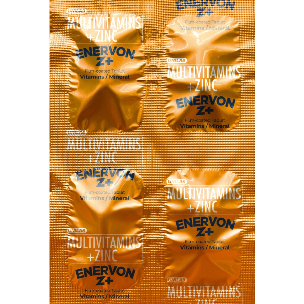 Enervon® Z+ Multivitamins+ Zinc 8 Tablets