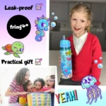 Fringoo – Straw Bottle 650ml – Gaming Faces