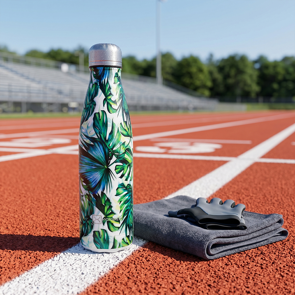 Hydrobrew - Double wall Stainless Steel Water Bottle 500ML  - Palm Grove