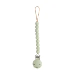 Mushie – Silicone Pacifier Clip Hera – Sage