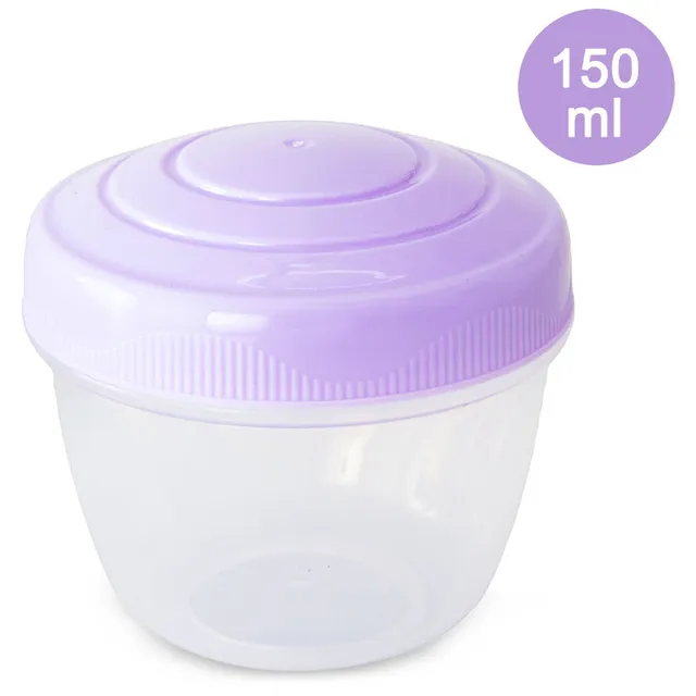 Hydrobrew – 5 Compartment Bento Lunch Box & Stainless Steel Water Bottle – Purple – 500 ml
