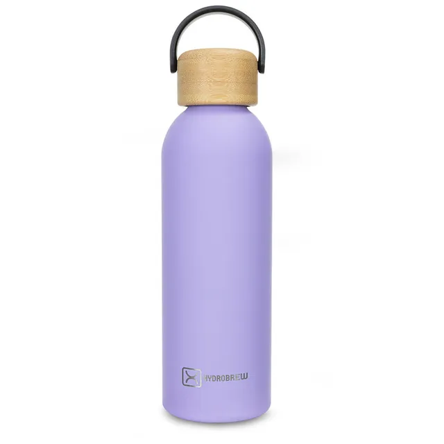 Hydrobrew – Backpack, Pencil Case & Stainless Steel Water Bottle – Purple – 18-inch