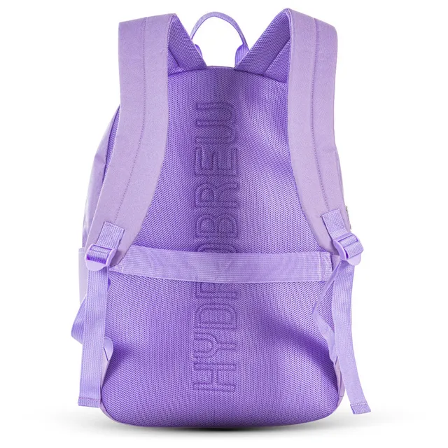 Hydrobrew – Backpack, Pencil Case & Stainless Steel Water Bottle – Purple – 18-inch