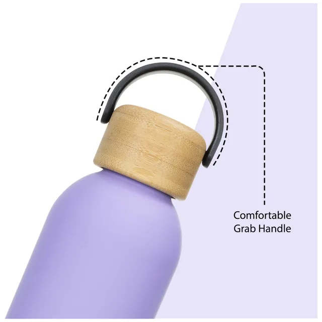 Hydrobrew – Backpack, Pencil Case & Stainless Steel Water Bottle – Purple – 18-inch