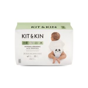 Kit & Kin – Eco Diapers Size 2 4-8kg – 38pcs