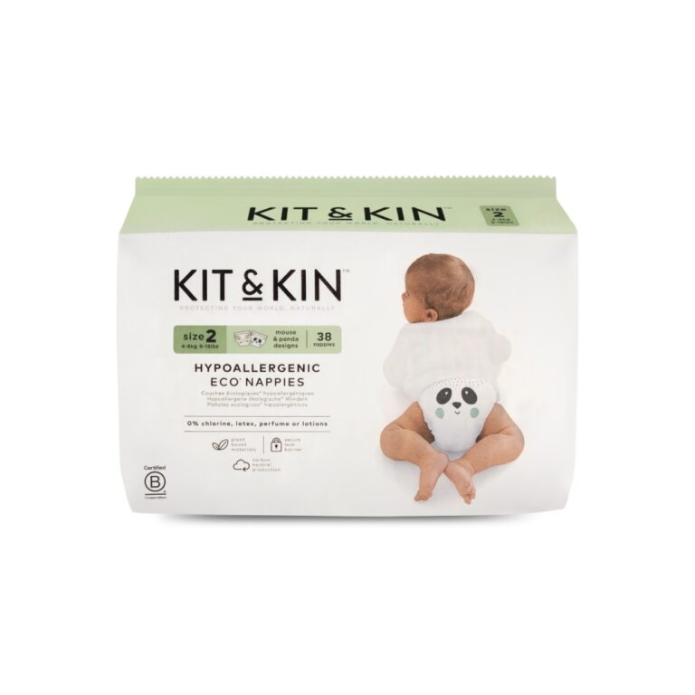 Kit & Kin - Eco Diapers Size 2 4-8kg - 38pcs