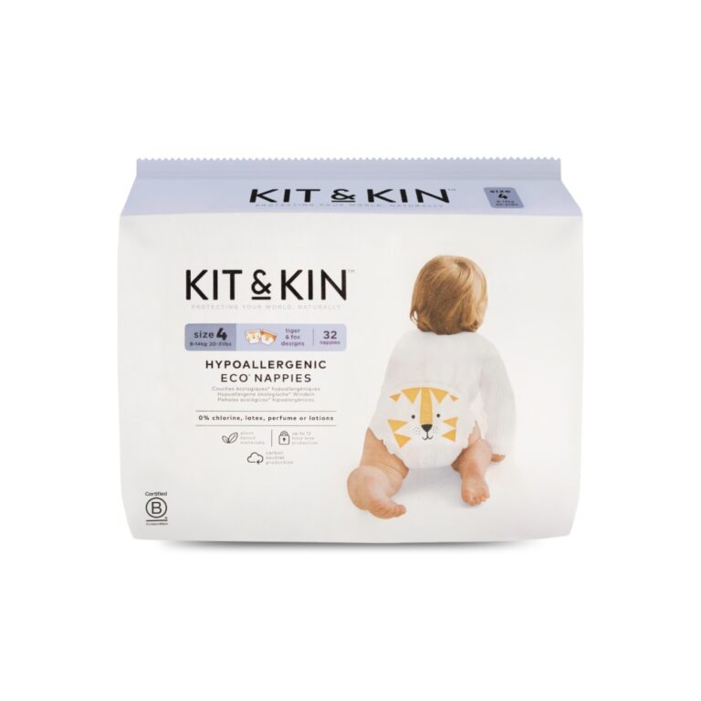Kit & Kin - Eco Diapers Size 4 9-14kg - 32pcs