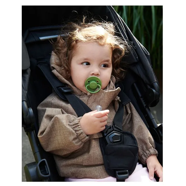 Mininor - Round Pacifier Latex 6M - Apple Green