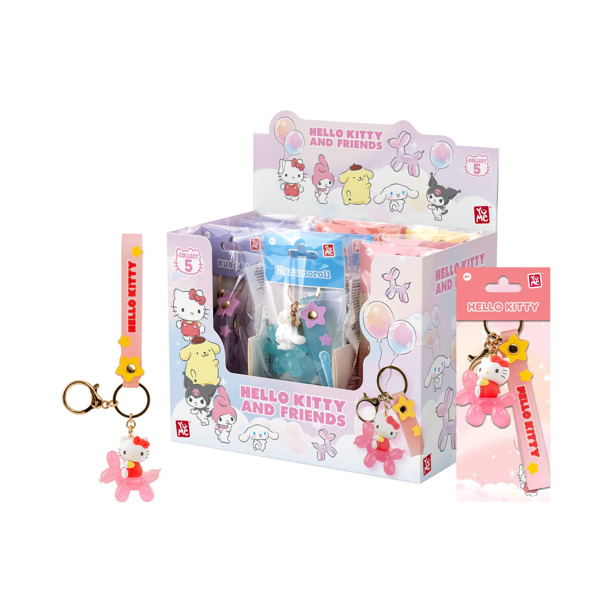 Hello Kitty Key Chain Balloon Series Assorted 1 Piece