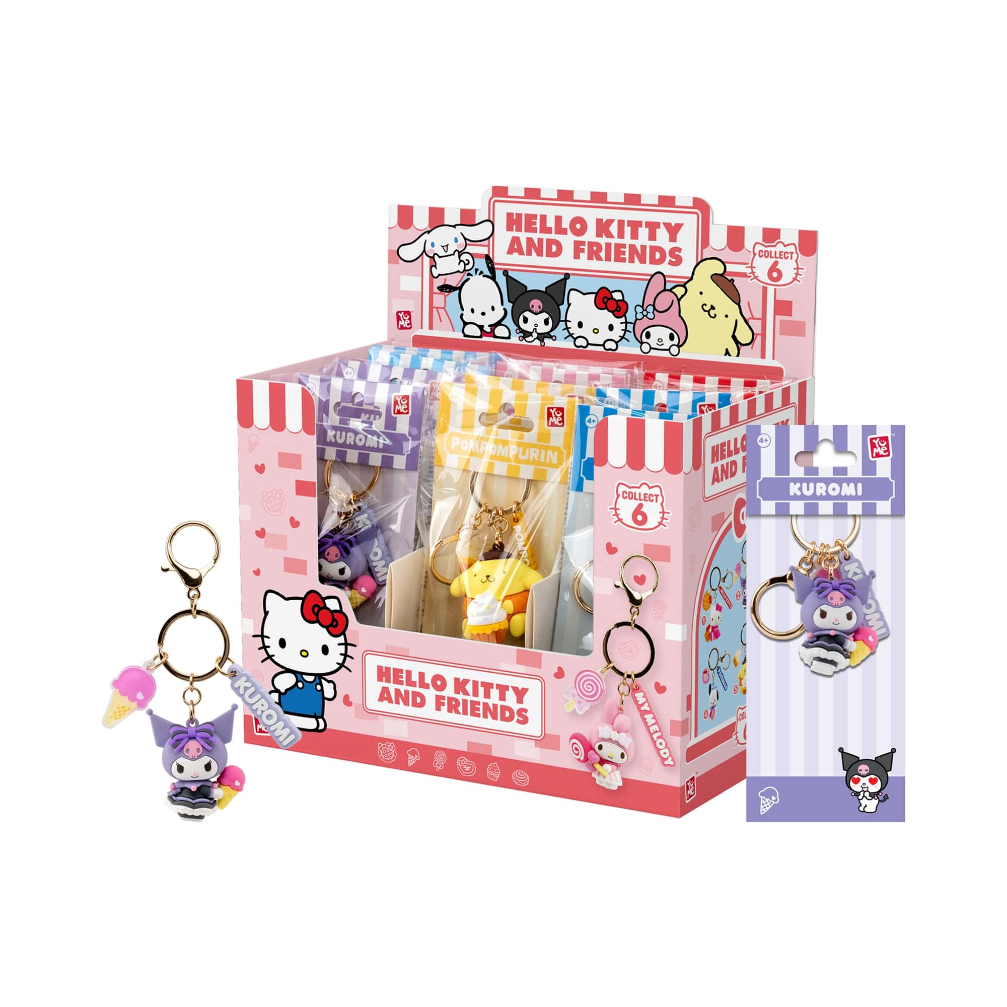 Hello Kitty Key Chain Tea Party Series Assorted 1 Piece