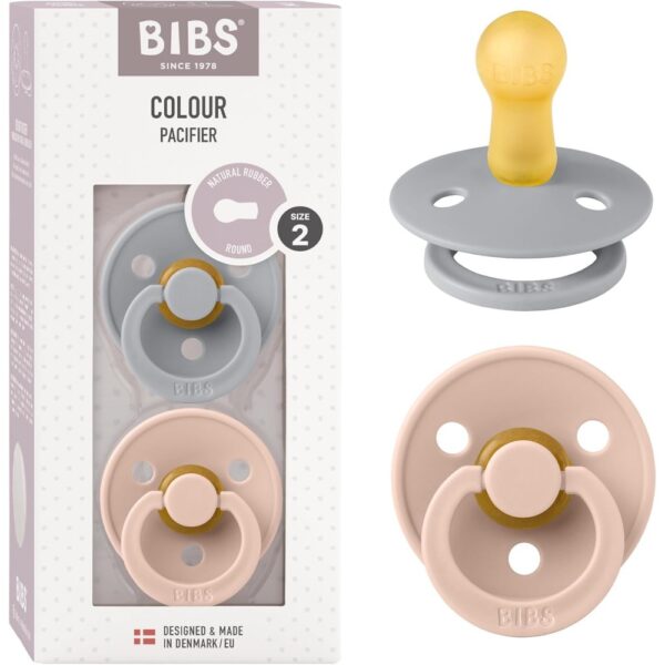 Bibs – Colour 2 Pack Latex S2 – Cloud/Blush