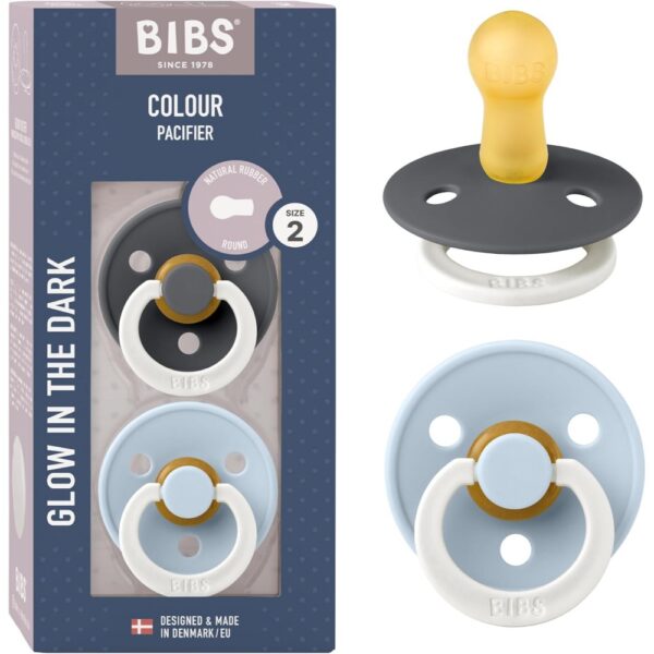 Bibs – Colour 2 Pack Latex S2 – Iron Glow/Baby Blue Glow