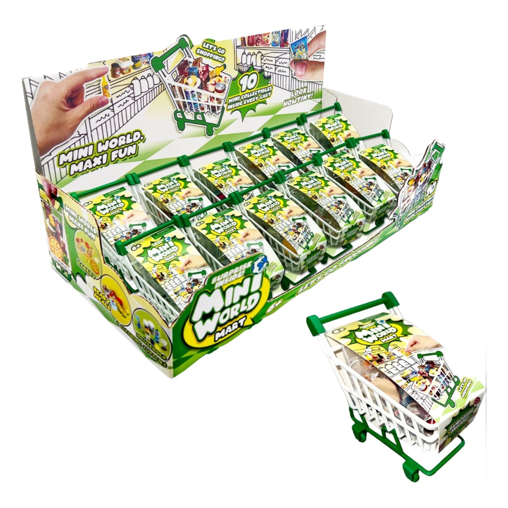 Miniworld M.Mart Shop. Cart Assorted 1 Piece