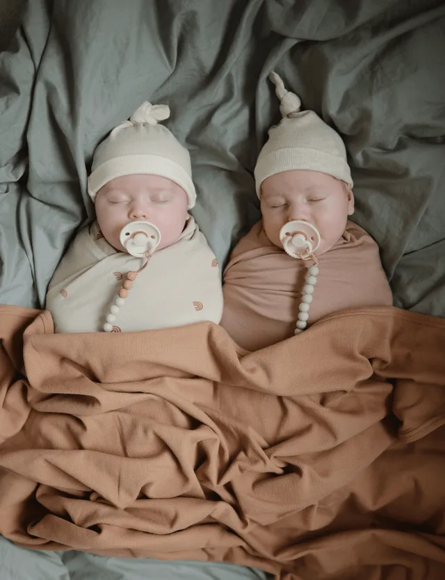 Mushie - Pacifier Clips Eva Cloud