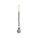 Mushie – Silicone Pacifier Clip Hera – Stone