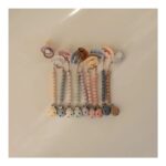 Mushie – Silicone Pacifier Clip Hera – Stone