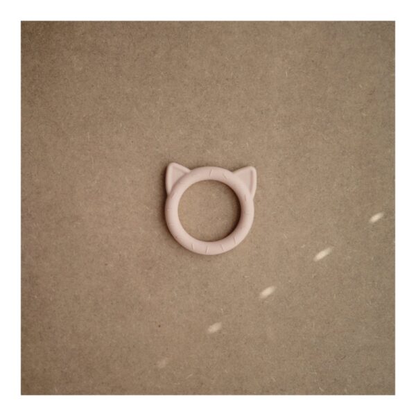 Mushie – Teether Cat Blush