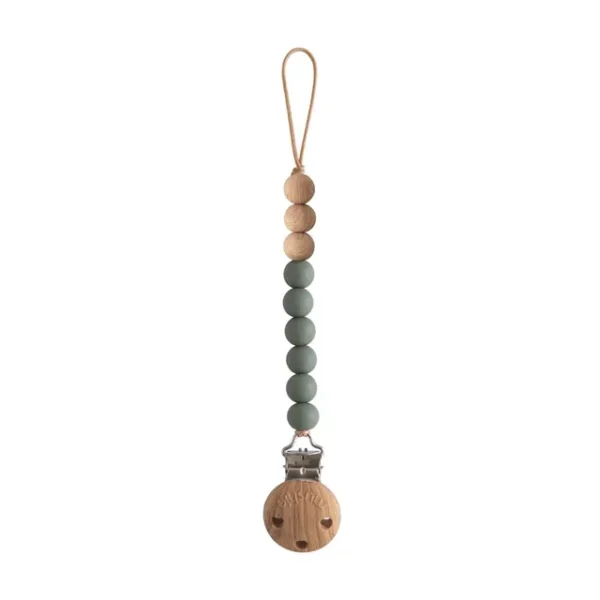 Mushie – Pacifier Clips Eva Dried Thyme