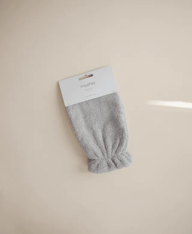 Mushie - Bath Mitt - Gray (Pack of 2)