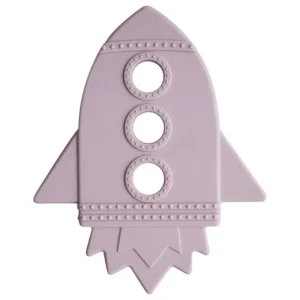 Mushie – Teether Rocket Soft Lilac