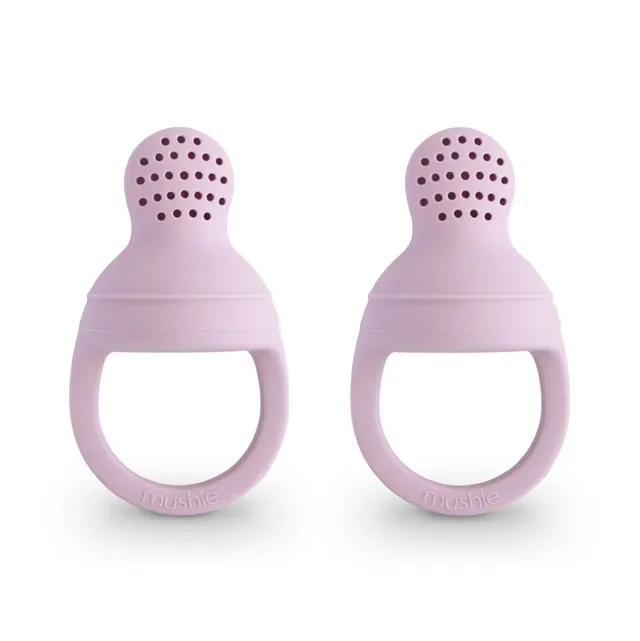 Mushie - Silicone Fresh Food Feeder - Soft Lilac