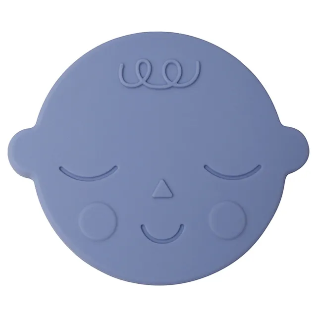 Mushie - Teether Face Blueberry