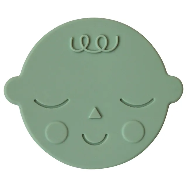 Mushie - Teether Face Pistachio