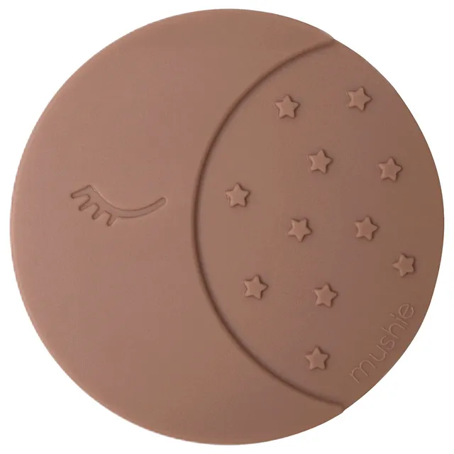 Mushie - Teether Moon Cloudy Mauve