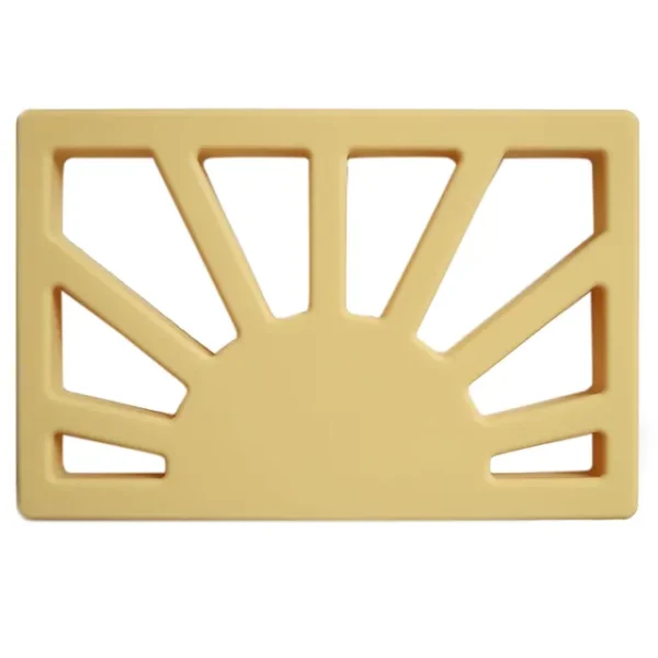 Mushie – Teether Sun Muted Yellow