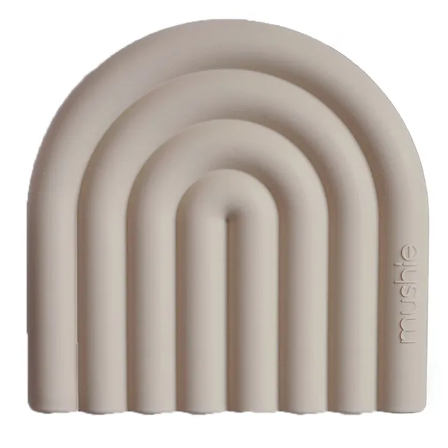 Mushie - Teether Rainbow Shifting Sand