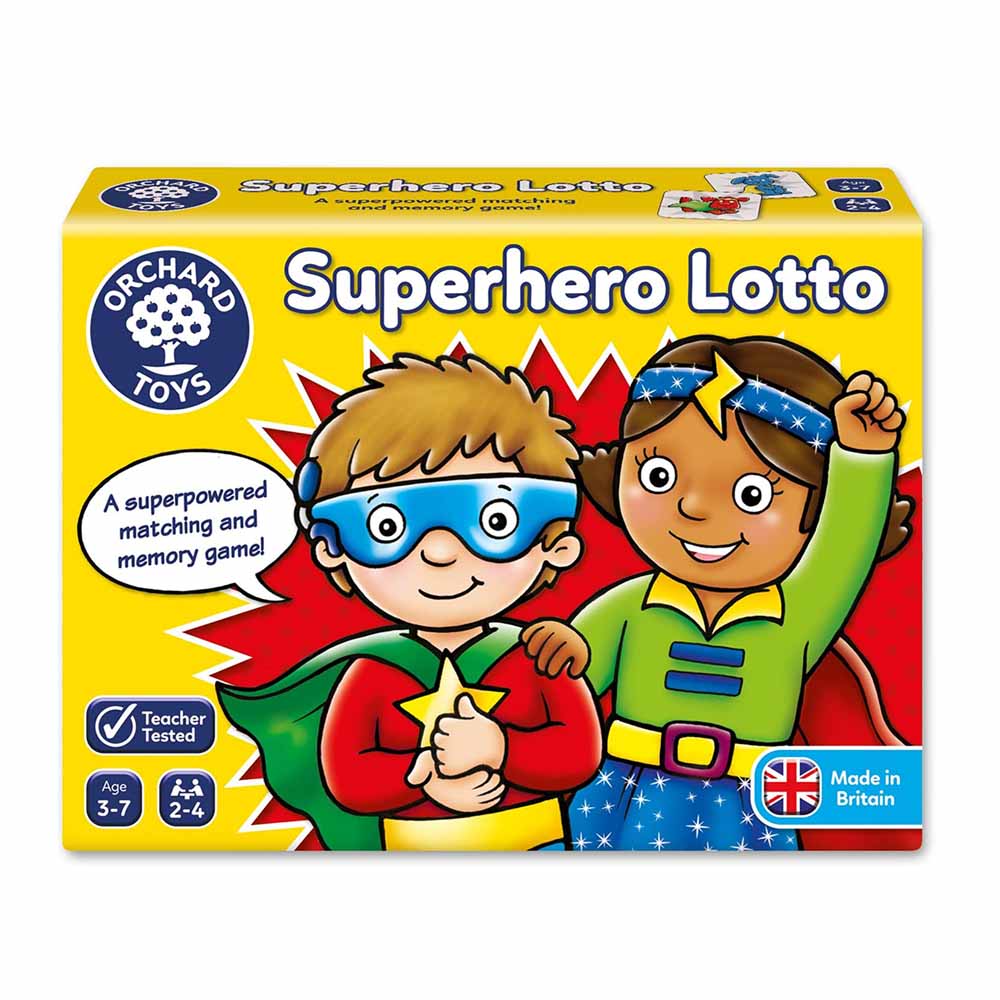 Superhero Lotto Game