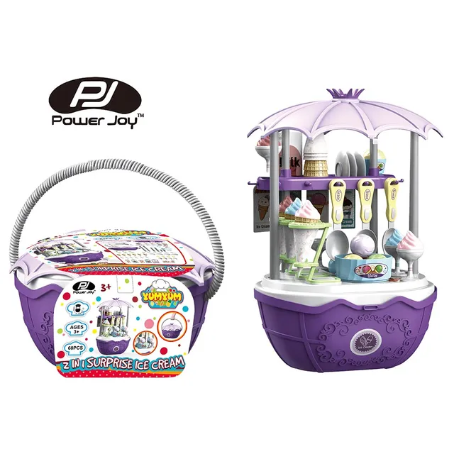 Power Joy - 2-in-1 Yumyum Surprise Ice-cream Playset