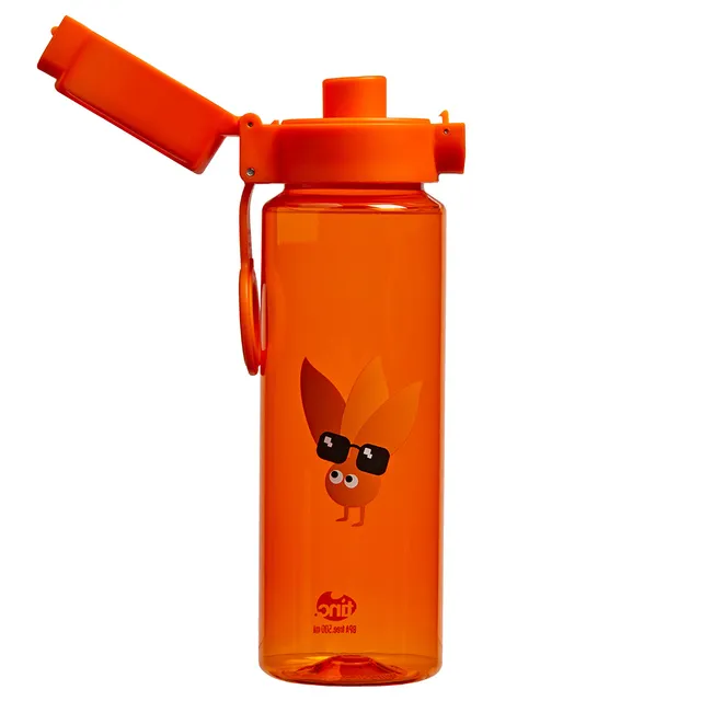 Tinc - Ojay Flip & Clip Water Bottle - Orange - 500ml
