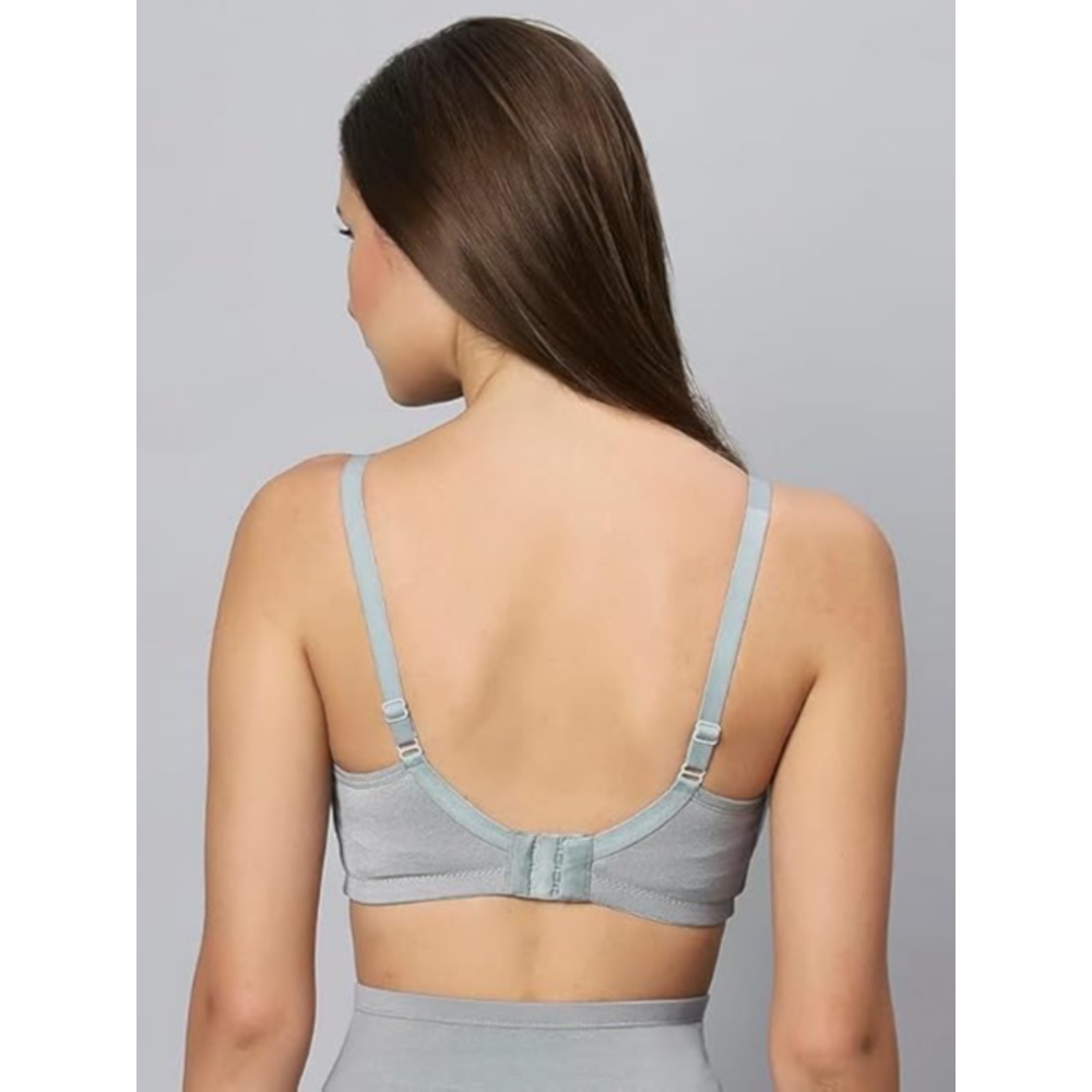 Tummy – 2pc-Set – Bamboo Cotton Maternity Nursing Bra – Grey_XXL-XXXL