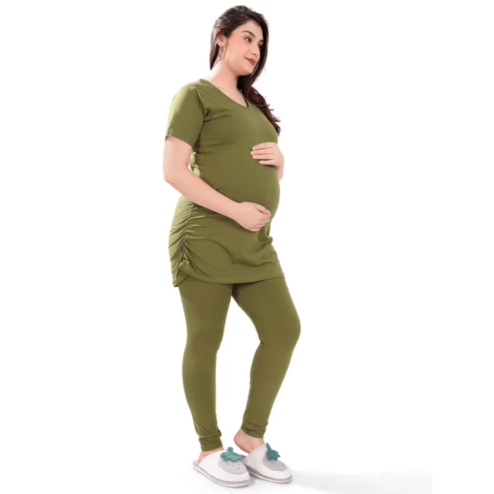 Tummy - Maternity T-Shirt - Green_XL