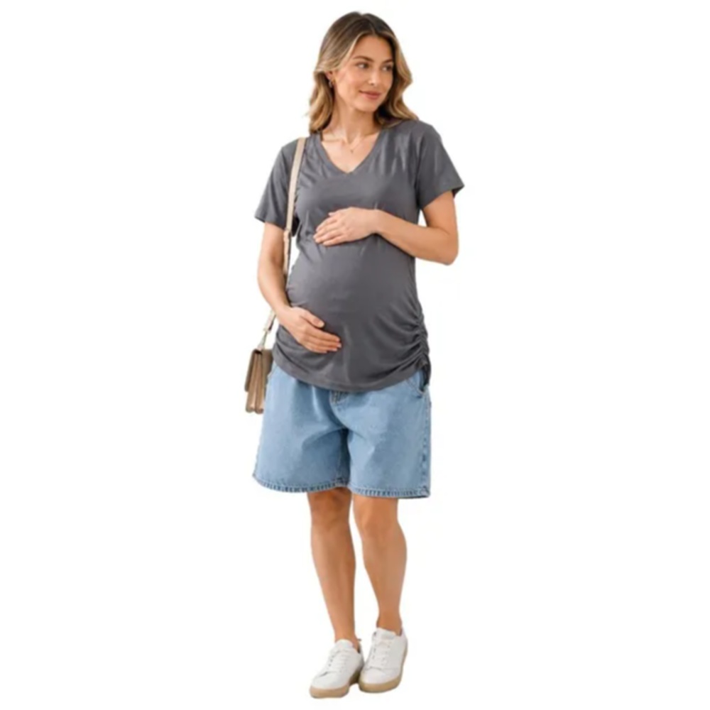 Tummy - Maternity T-Shirt - Grey_M